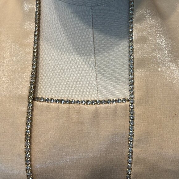 Cachet Champagne Formal Dress Size 10 - Picture 2 of 6